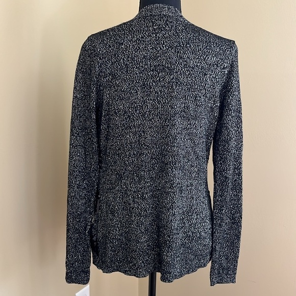 🆕 Dana Buchman Women’s Cardigan Sweater Size Small Black Sequins - Picture 4 of 8